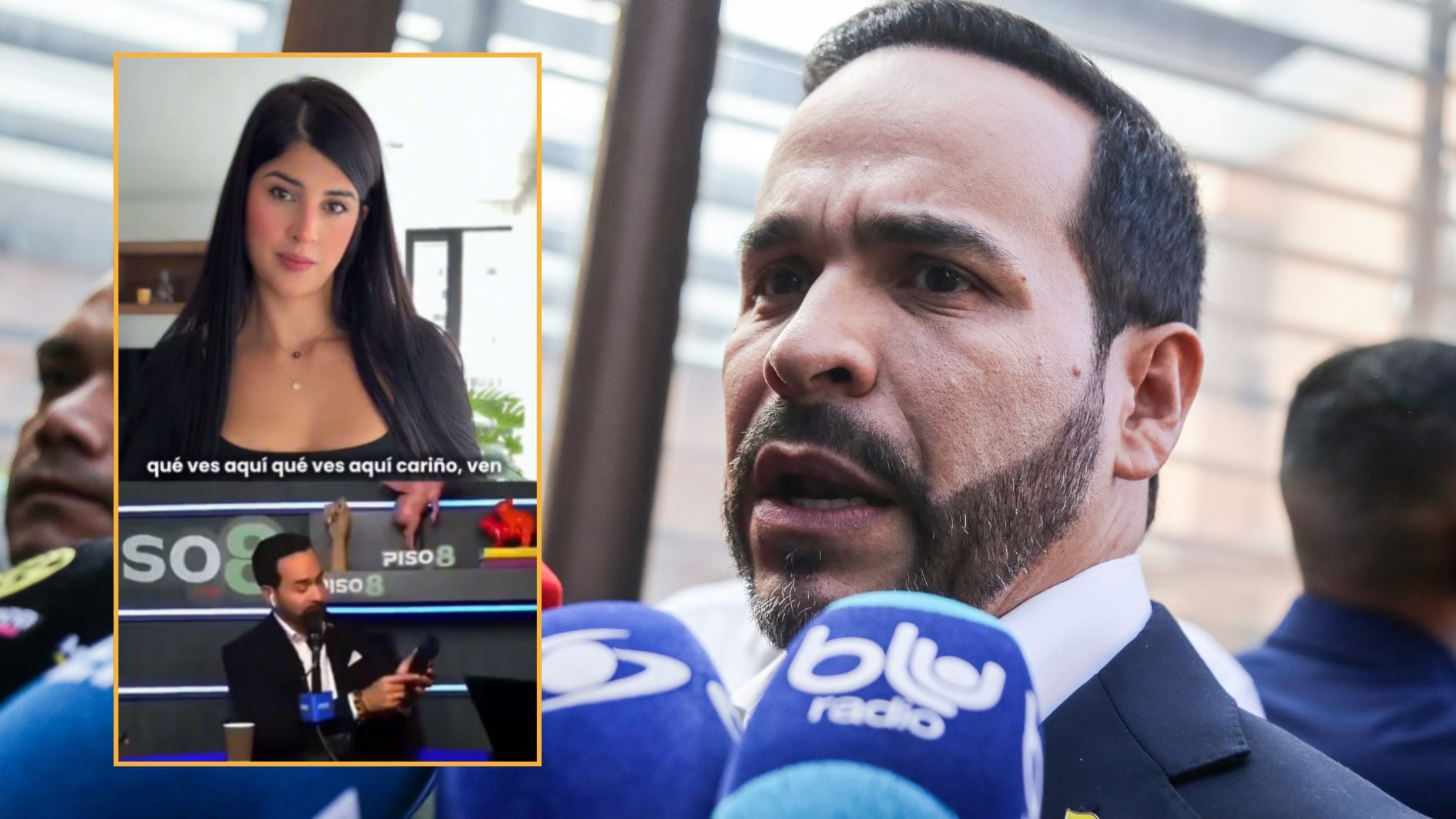 La periodista se sumó a su colega Mónica Rodríguez -créditos @mariapaosierra/X | Catalina Olaya/Colprensa