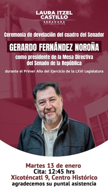 El retrato oficial se le