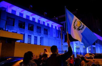 Los manifestantes realizaron durante casi