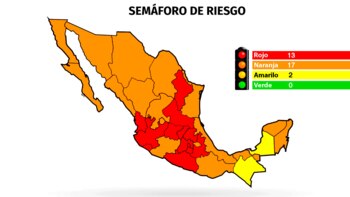 Mapa del coronavirus en México