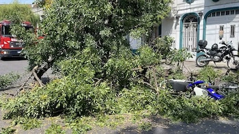 Una serie de fuertes ráfagas