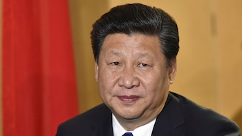 Xi Jinping en el Imperial College de Londres en 2015