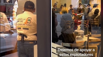 La viralización del video ha desatado un debate en línea sobre las condiciones de trabajo en el popular restaurante mexicano