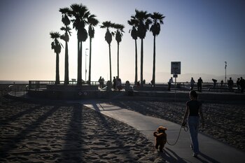 Venice Beach será sede de la U.S. Soccer House, un espacio gratuito que unirá cultura, fútbol y comunidad entre el 11 y el 26 de junio de 2026 (REUTERS/Daniel Cole)