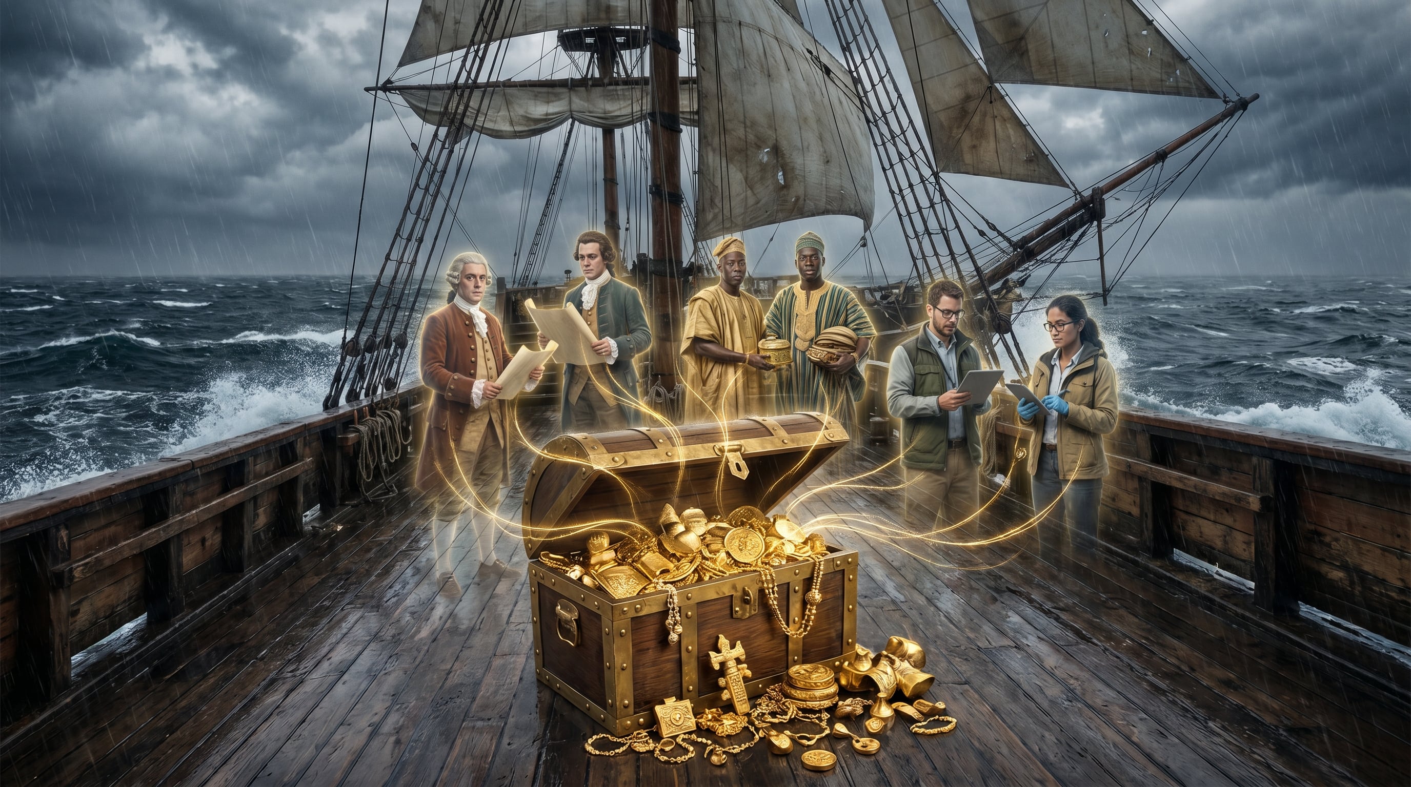 El mito colonial de la adulteración del oro africano cae tras estudiar 70 piezas del tesoro pirata hallado en el Whydah Gally (Imagen Ilustrativa Infobae)