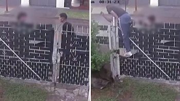 Iban a robarle, tiró su