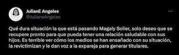 Usuarios piden ayuda para Magaly Solier.
