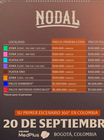 Estos son los precios para