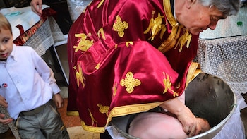 El bautismo tradicional de la