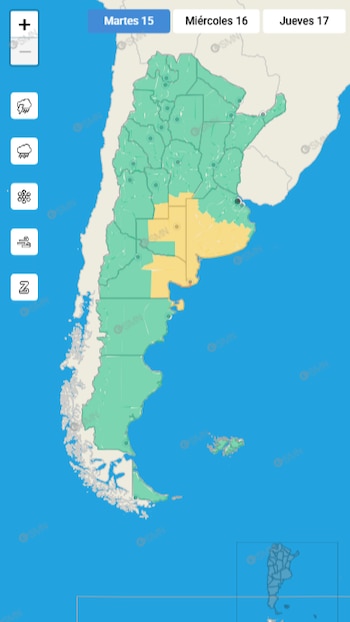Alerta por tormentas fuertes y granizo afecta a tres provincias - Image 2