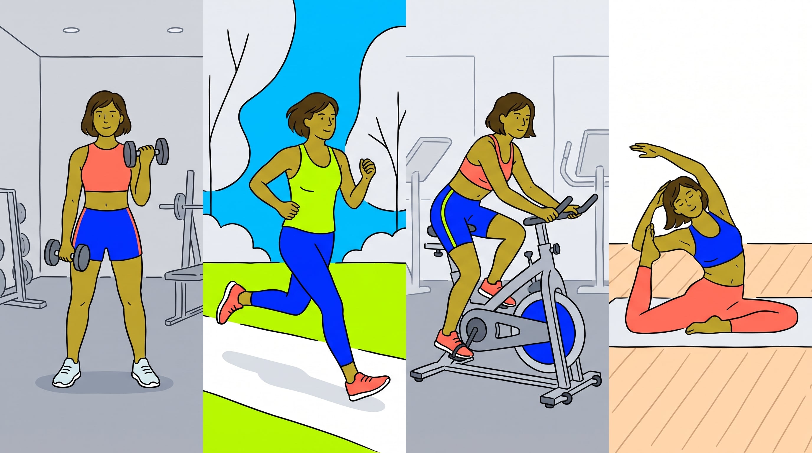 Entrenar 30 minutos por día puede mejorar la función cognitiva, la salud cardiovascular, el sueño, la energía diaria y el estado de ánimo (Imagen Ilustrativa Infobae)