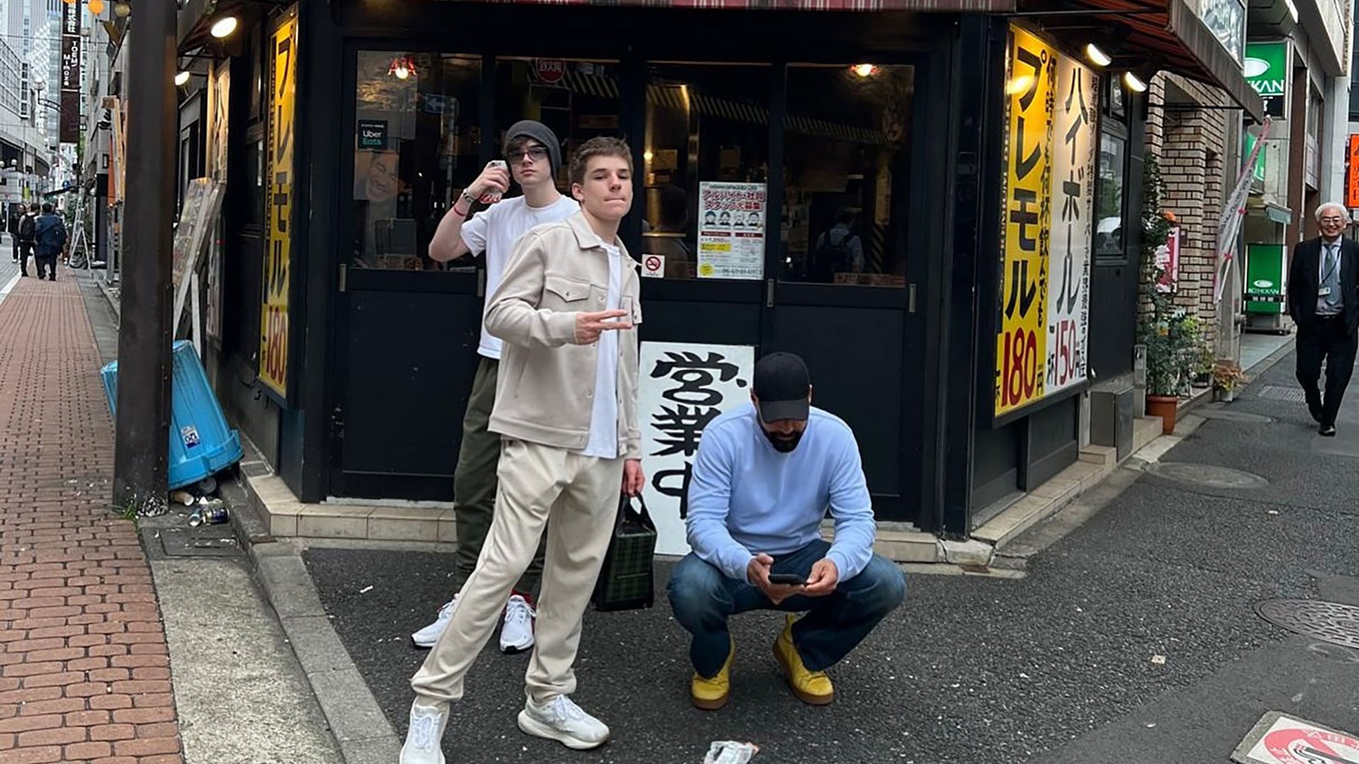 En 2024, padre e hijos vacacionaron en Japón (IG)