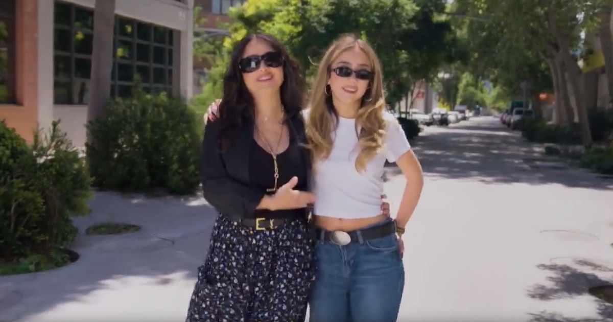 Salma Hayek comparte video con su hija Valentina Paloma Pinault y causa furor en redes por su parecido físico