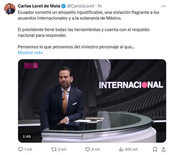 Carlos Loret foto: X