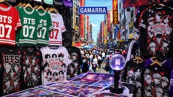 Gamarra se suma a la fiebre de BTS en Lima: emprendedores venden más de 10 mil prendas y sorprenden con diseños personalizados