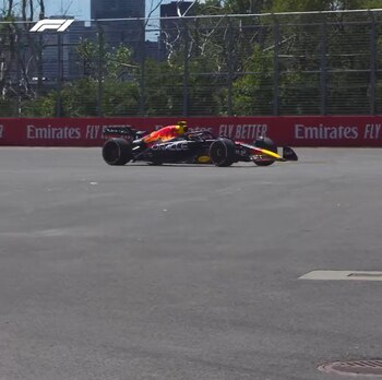 Checo Pérez tuvo problemas en