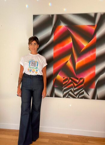 La artista Nana Gallardo Polesello