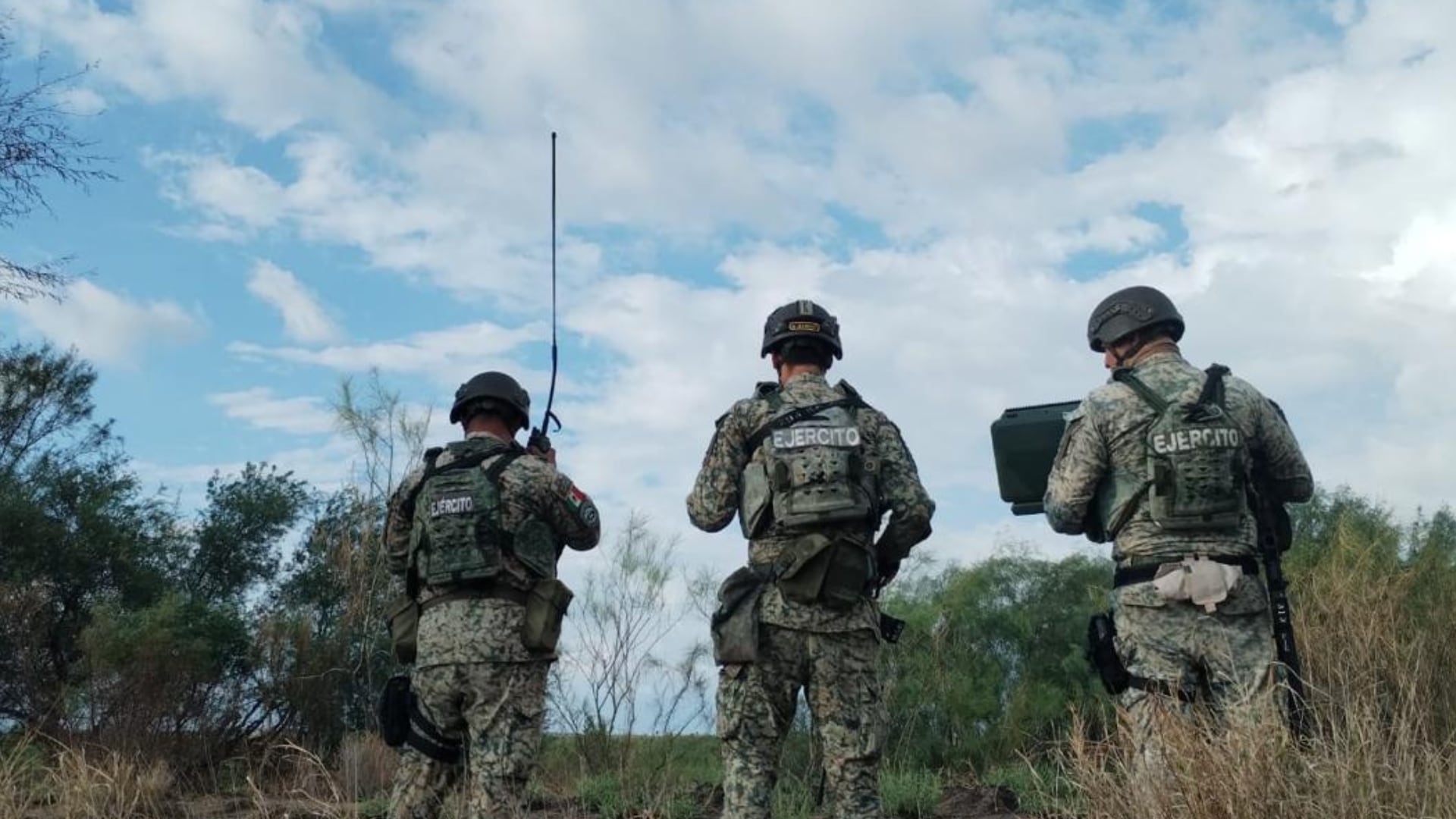 Blindan Tamaulipas con 500 elementos del ejército y de la GN: llegaron con helicópteros, drones y equipo antidrones. Defensa