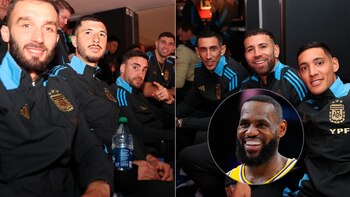 Del furor por LeBron James a la reacción del público: el detrás de escena de la visita de la selección argentina al partido de los Lakers en la NBA