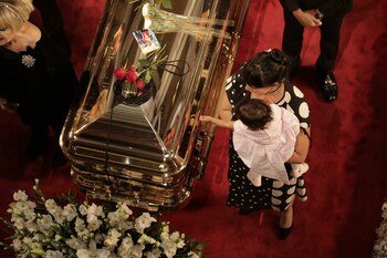 El homenaje al cantante en la CDMX se realizó el 9 de septiembre (Foto: Diana Zavala/Infobae México)