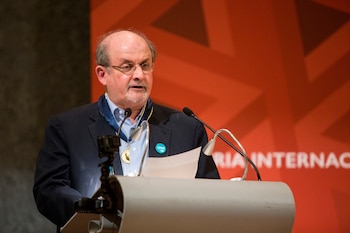 Salman Rushdie en la Feria