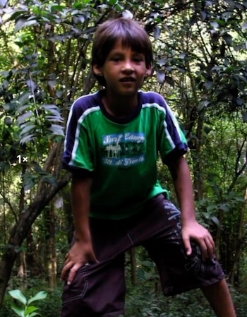 L-Gante en su infancia (@clauvalenzuela.ok)