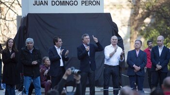 El monumento a Perón fue