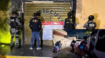 El lugar quedó bajo resguardo ministerial, pero la fiscalía estatal no informó sobre personas detenidas. (Crédito: Fiscalía de Quintana Roo)