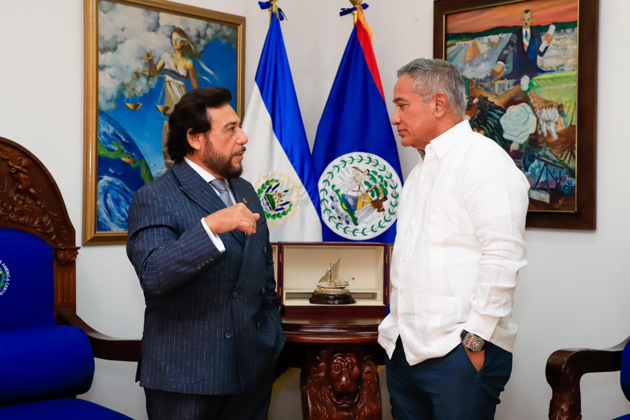 Félix Ulloa afirmó que El Salvador pasó de tener alertas internacionales de viaje a consolidarse como uno de los países más seguros del hemisferio occidental./ (Vicepresidencia de la República)