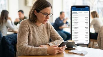 Usuario guardando comprobantes digitales para evitar fraude amistoso