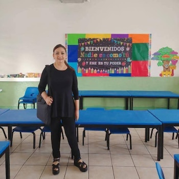 Lucía Guadalupe Mora Ávalos, conocida en la región como Piña, era maestra. (Redes sociales)