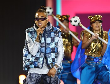 Ozuna, durante un show