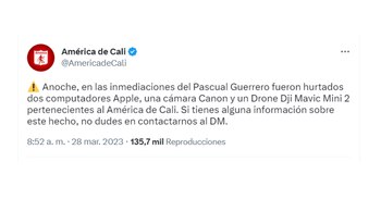 El club Escarlata informó sobre