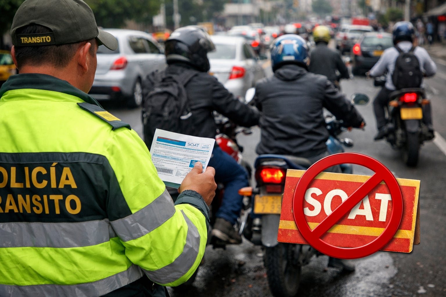 SOAT digital falso: cómo verificar que tu compra quedó registrada en el RUNT para evitar una multa de 30 salarios mínimos - crédito Visuales IA