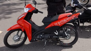 Las motos secuestradas por la