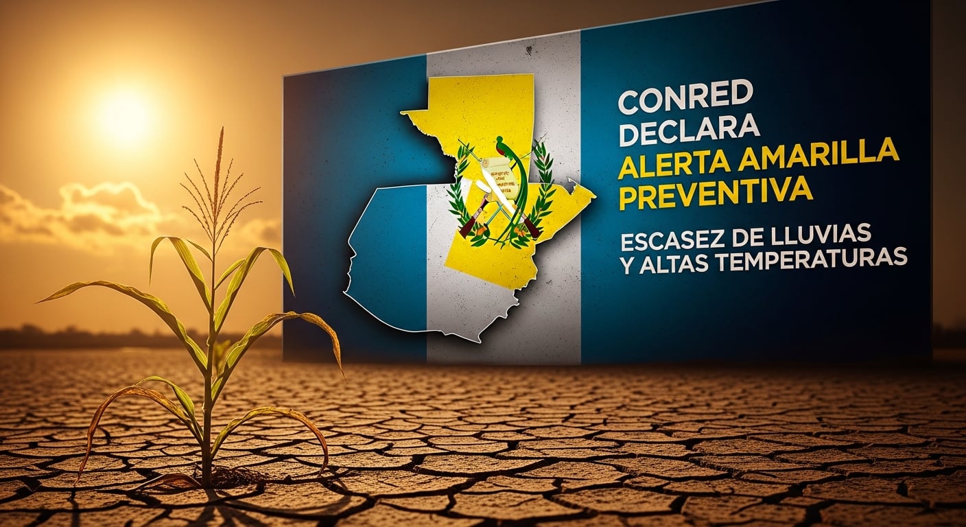 CONRED declara alerta amarilla preventiva en Guatemala debido a la escasez de lluvias y las altas temperaturas, según análisis técnicos y científicos. (Imagen Ilustrativa Infobae)
