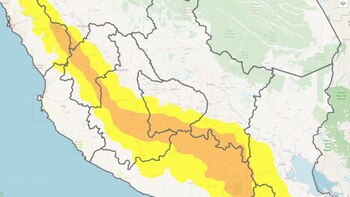 Desde mañana se activa la alerta meteorológica naranja del Senamhi en 12 regiones por fenómeno ‘peligroso’