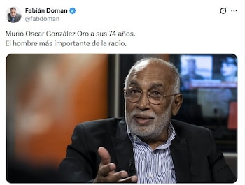 Fabian Doman recuerda al Negro Oro