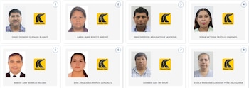 Ocho retratos de personas, cuatro hombres y cuatro mujeres, dispuestos en una cuadrícula con un logo amarillo y negro que dice 'País para Todos'
