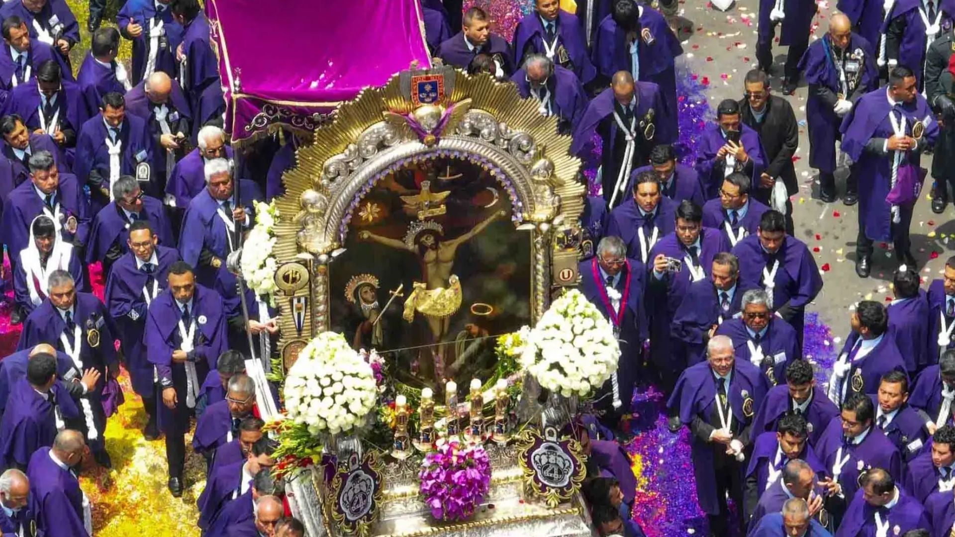 El Señor de los Milagros también recorrerá por las calles del Callao - Créditos: Andina.