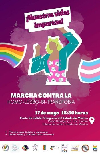 Colectivos convocaron a marcha trans