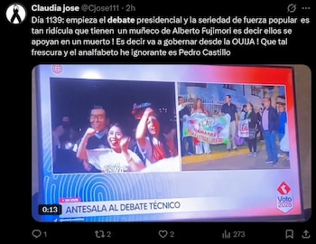 Memes invaden X tras enfrentamiento entre Rosangella Barbarán y Ernesto Zunini. Captura: x.