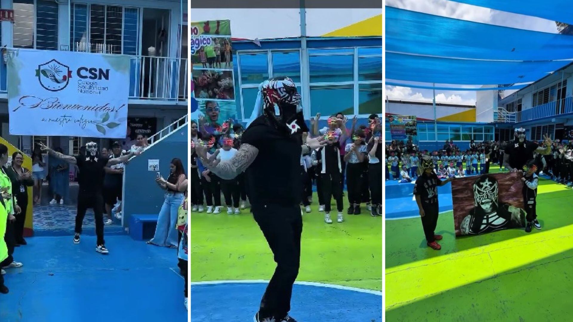 A días de competir por el maletín de Money In The Bank, el ídolo de WWE regresó a sus raíces para inspirar a los más pequeños de su comunidad. (Instagram / penta_zero_miedo)