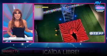 Magaly Medina exige explicaciones tras la caída de Kevin Díaz: “No han dicho qué pasó ni si está en un hospital”. Captura: Magaly TV La Firme.