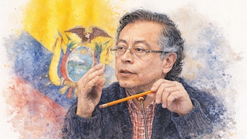 Gustavo Petro se molestó con un periodista tras ser consultado por una supuesta reunión con ‘Fito’ en Manta, Ecuador: “Respéteme”