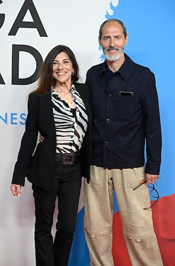 Marisol Muriel y Manuel Bandera durante el estreno de ‘Amarga Navidad' (Europa Press)