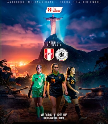 Perú chocará con Alemania en duelo amistoso femenino el próximo viernes 4 de diciembre.