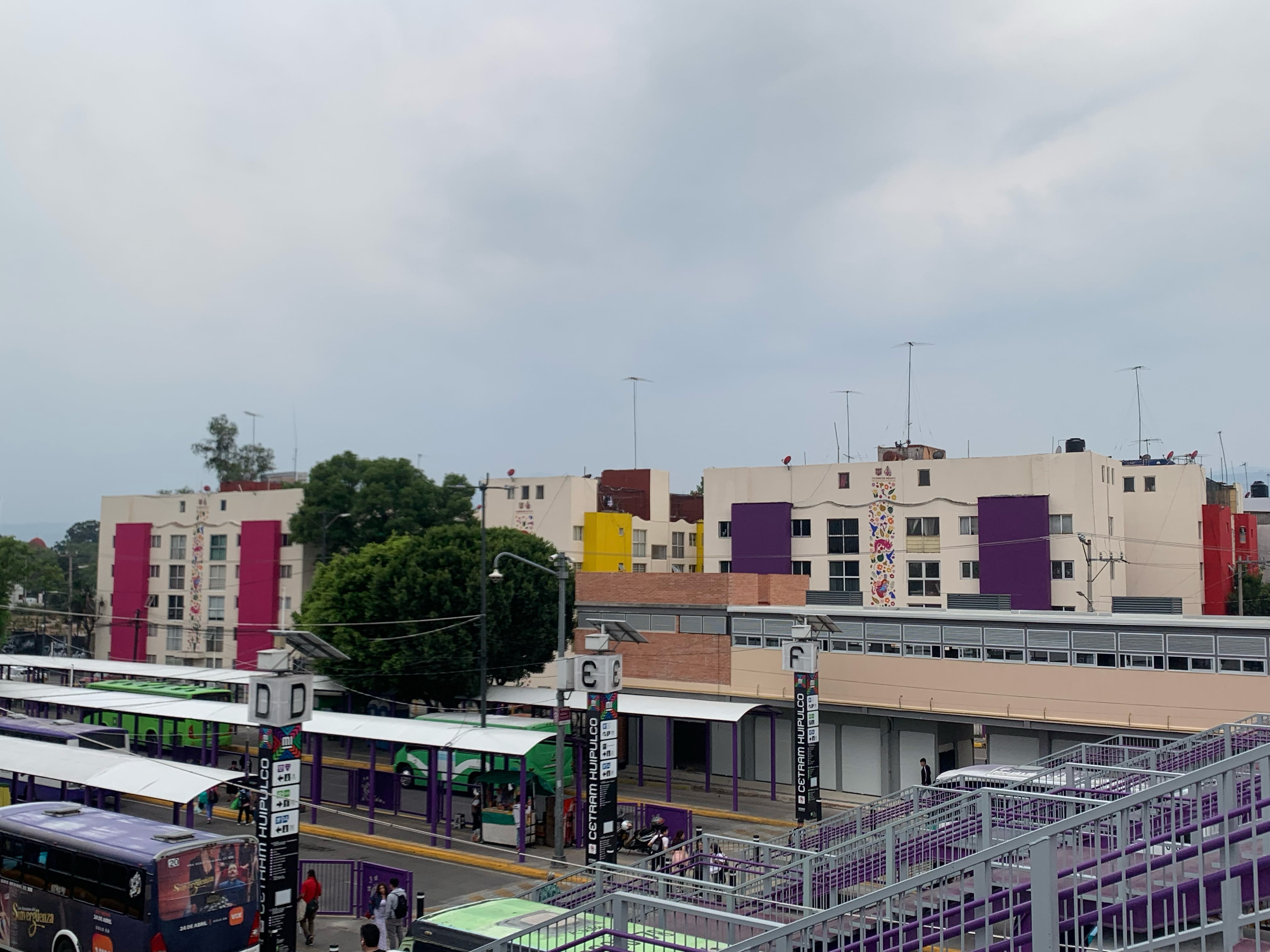 En el Cetram Huipulco ya se vislumbra lo que sería el nuevo bici-centro del Estadio Azteca, ubicado cerca del Tren Ligero. (Foto: Raúl A. González/Infobae México)