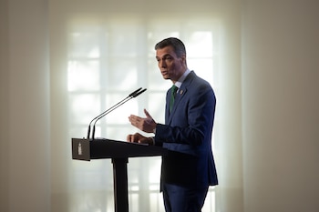 El presidente del Gobierno, Pedro