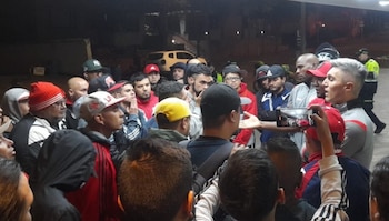 La barra Guardia Albi Roja